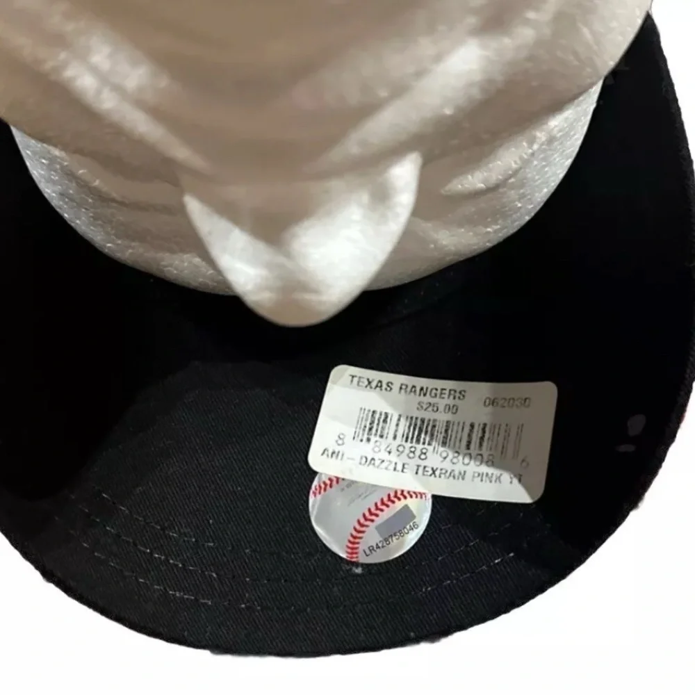 MLB Texas Rangers Tiger Glitter  Youth Adjustable Hat Cap New Era 9Forty NWT